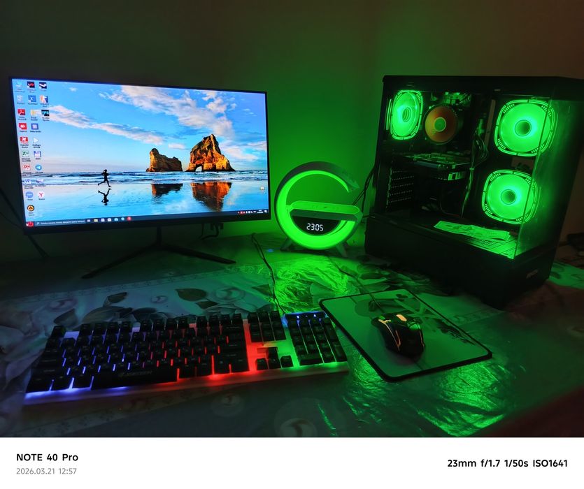 Protsessor + Monitor + Klaviatura + Sichqoncha + Smart Light