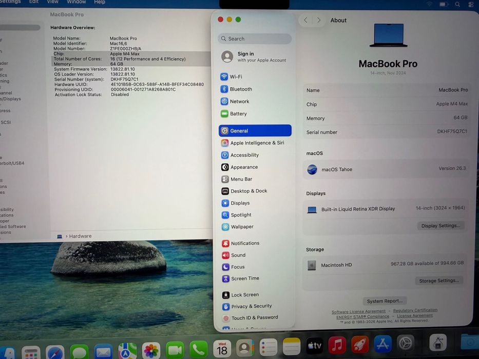 НОВ MacBook Pro 14" M4 MAX 16-CPU, 40-GPU, 64GB RAM, 1TB SSD