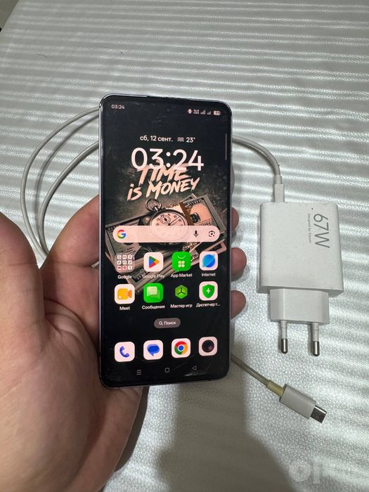 Oppo Reno 13F 4G 16/256GB Purple Igravoy 2026 Holati Yaxshi Pubg Zor