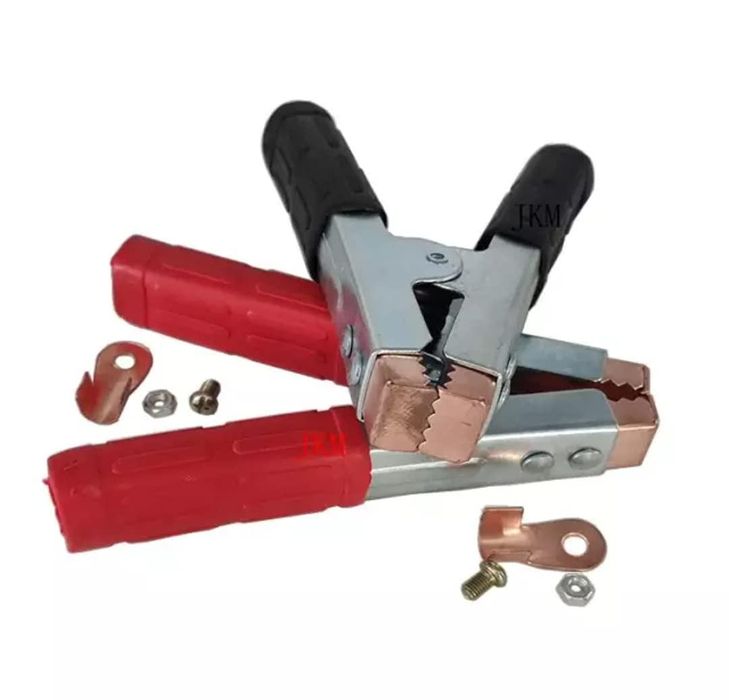 комплект щипки за акумулатор 2 бр – черна и червена 600а vertex