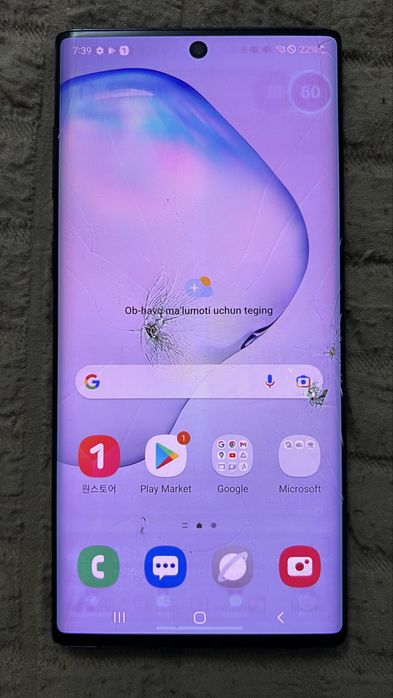 Samsung note 10      12/256