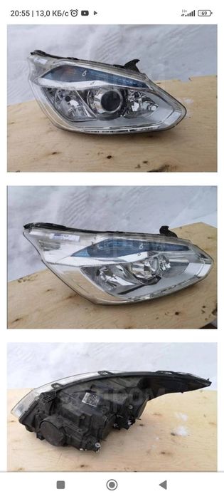 Фара правая  (Форд транзит кастом)