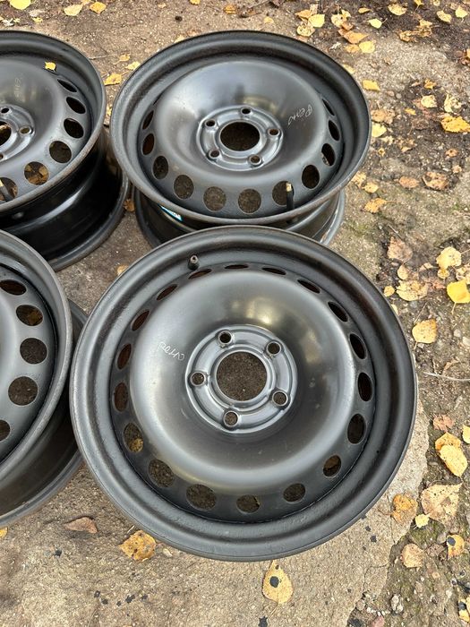 4бр. железни джанти 15", 5х114.3, 66.1 - Renault