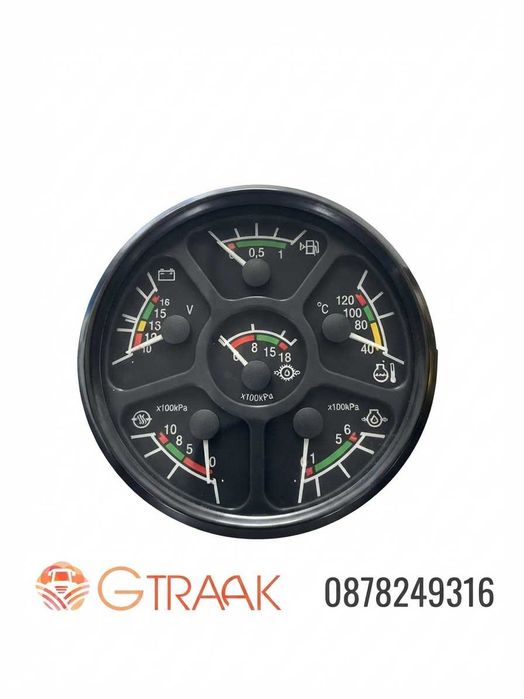 Комбиниран прибор МТЗ-1221 АР70.3801-01 с 6 прибора