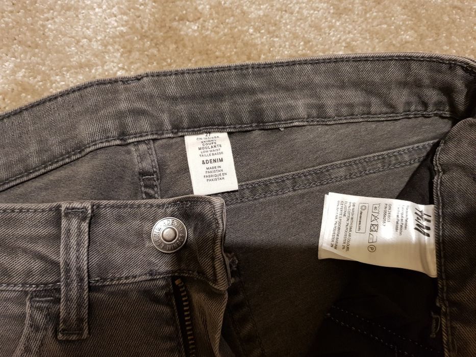 Blugi H&M, gri, 36