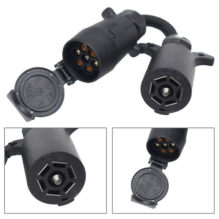 Адаптер преходник букса за ремарке от американски към европейски станд