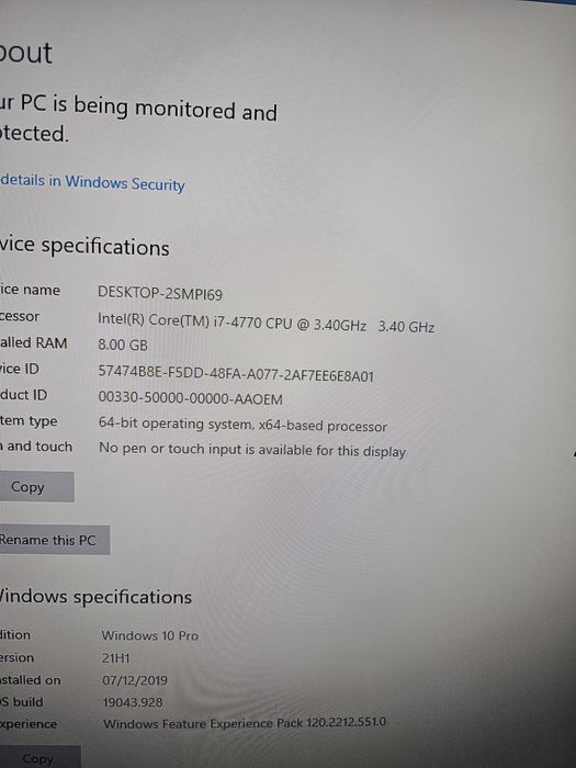 Desktop Hp Prodesk 600 G2 SFF I3 I5 sau I7 8 giga ram