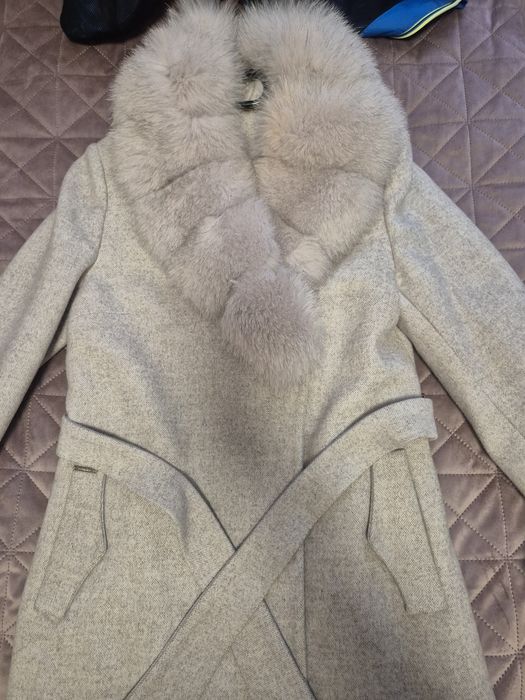 Елегантно дълго палто(Кашмир и вълна)