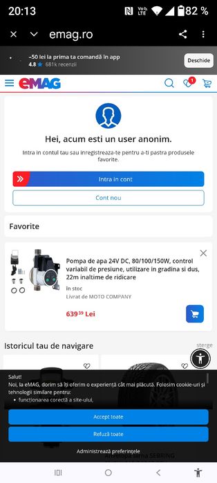 Pompă de ridicare presiune apa. 22 m.
