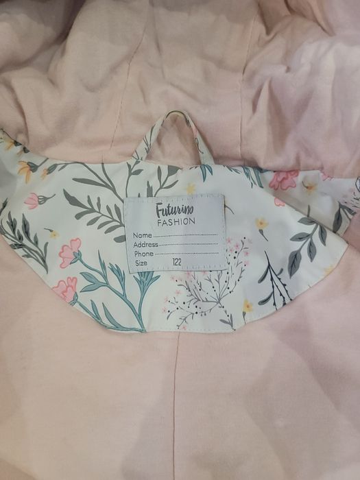 Куртка для девочки, весна-осень