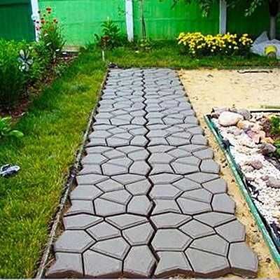 Oтливка на градински павета, пътека, настилка, декорация 40x40x4,5 см