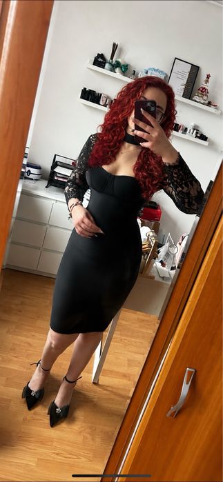 Rochie neagra de ocazie