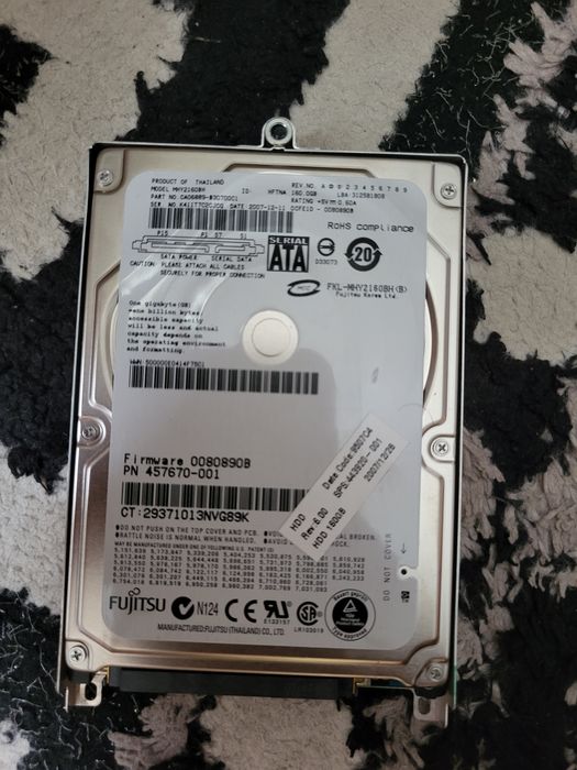 Hdd de 160GB cu Rev:6.00