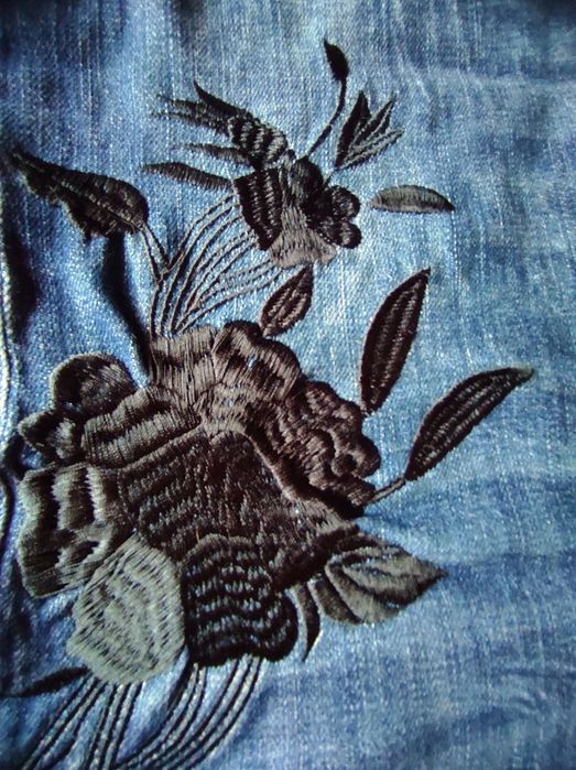 Jeans, blugi skinny cu talie joasa Guess Starlet, albastru, mărimea 24