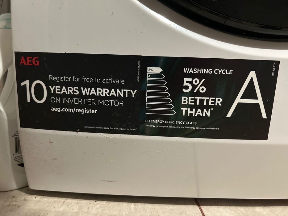 Пералния и сушилния AEG в гаранция 10 години