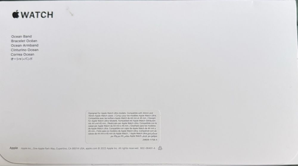 Apple Ocean Band,Midnigt originala.Dedicata Apple watch ultra 49mm. Noua