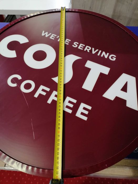 Semn publicitar Costa Coffee original