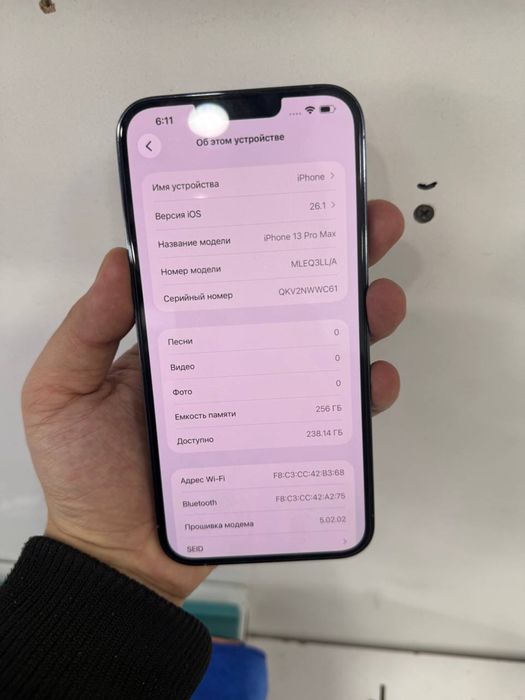 Srochna 13 Pro max 256Gb srochniy