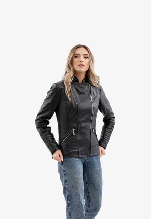 Geaca biker piele