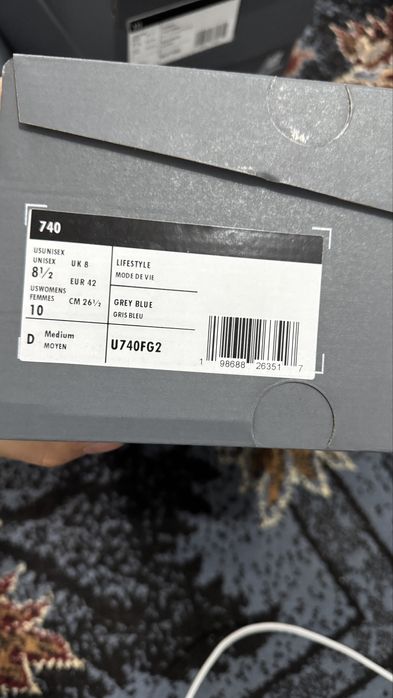 New balance 740 grey blue