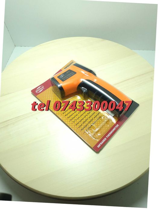 Termometru Industrial Pentru Utilizare Profesionala -50 +380C Uni Galben / Negru