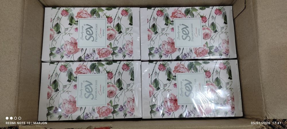 Sev xushbo'y sovun 8 pachka ichida 6 tadan Donaga yo'q