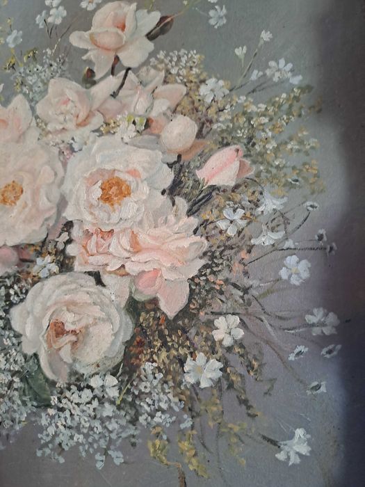 tablou pictura pe panza 40/47 cm semnat Livia Frunza Lili