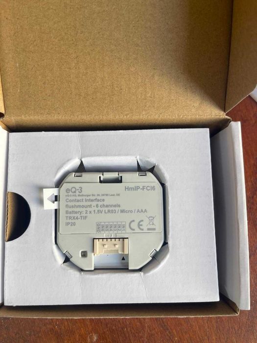Homematic IP 153501A0 HmIP-FCI6 interfață de contact, gri