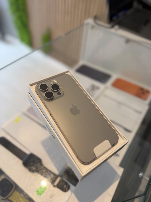 **ATS GSM**iPhone 15 PRO MAX 256Gb Natural/ Nou / Fact+Gar 12 luni