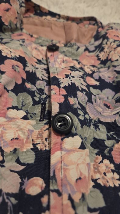 Sacou scurt cu model floral