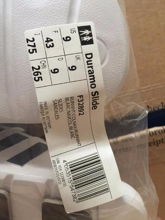 Slapi, Papuci Adidas DURAMO Slide Adilette, Autentici, Noi , Sigilati