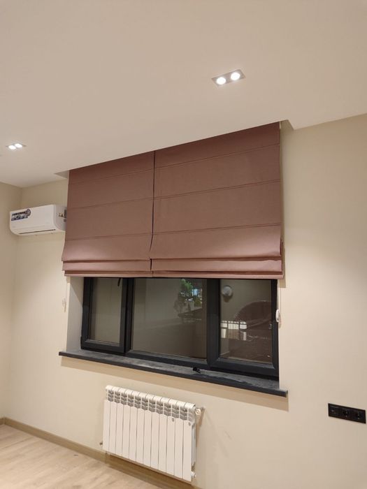 Римские шторы готовы к изготовлению.