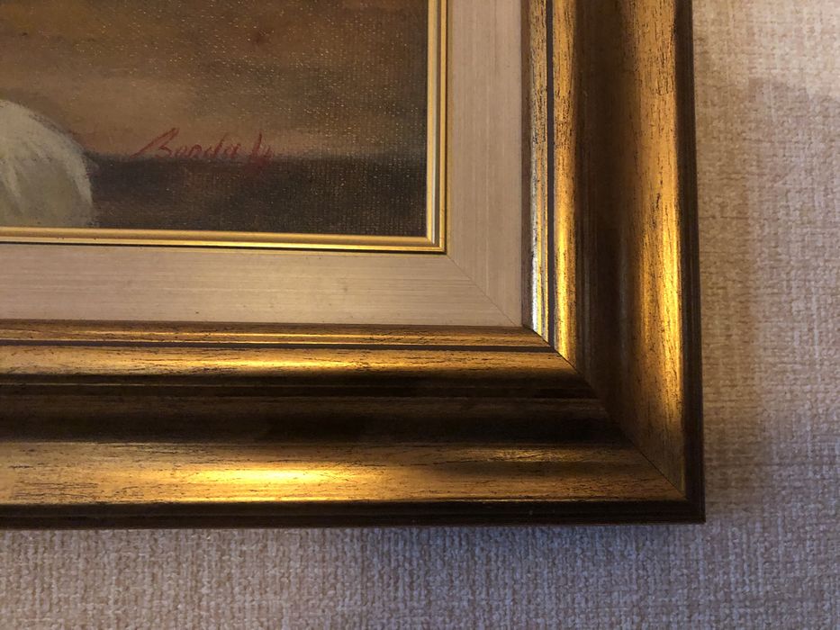 Reducere 50%! Tablou original semnat pictura in ulei dimensiune mare