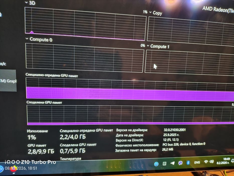 Мини компютър 99%нов