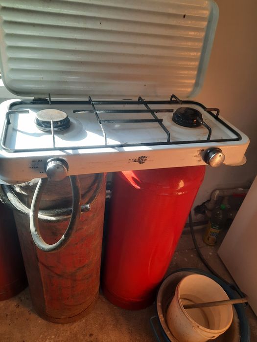 Газ балон с плитой