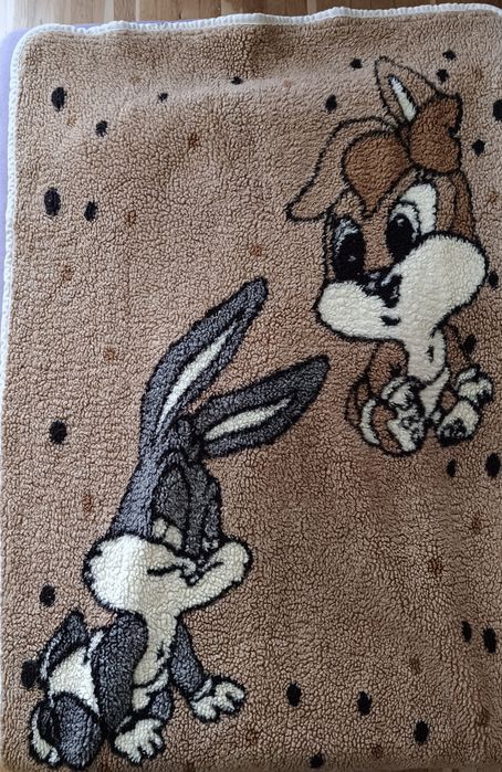 Детско одеяло самлех бъкс бъни и лола бъни