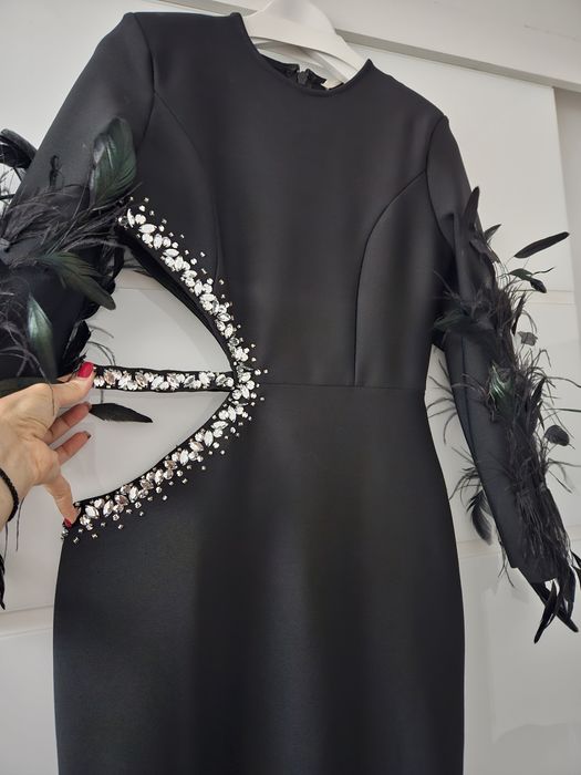 Rochie neagra eleganta masura 40