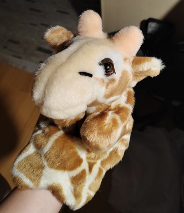 Жираф кукла перчатка