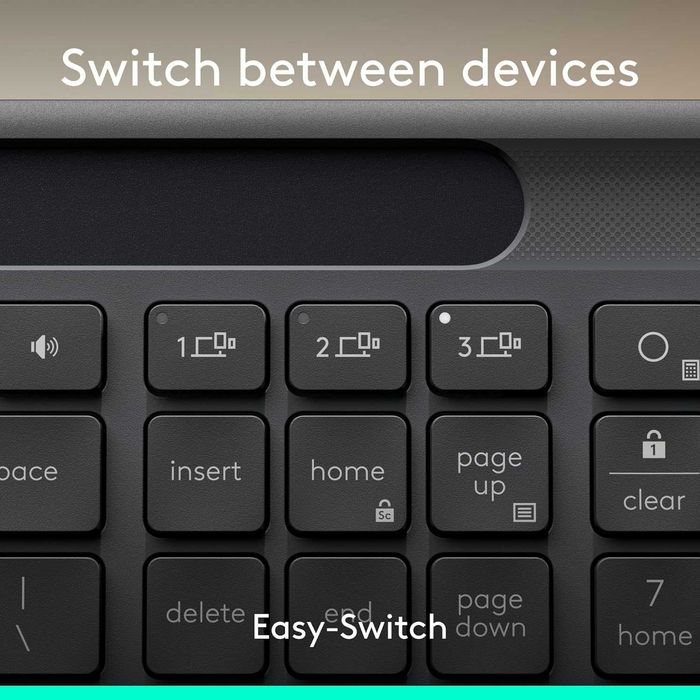 Соларна клавиатура Logitech K980 Bluetooth Logi Bolt