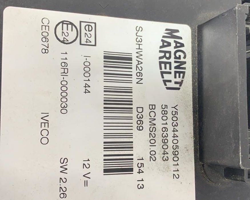 Calculator kit 0281017455 Iveco Daily 2.3 HPI 2011 - 2014 Euro 5