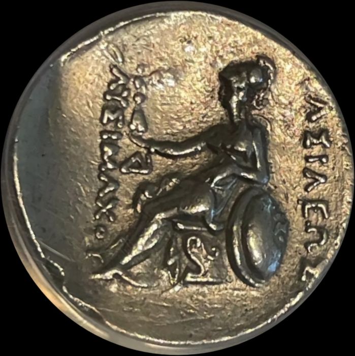 Монета тетрадрахма Лисимах 260-245г до н э