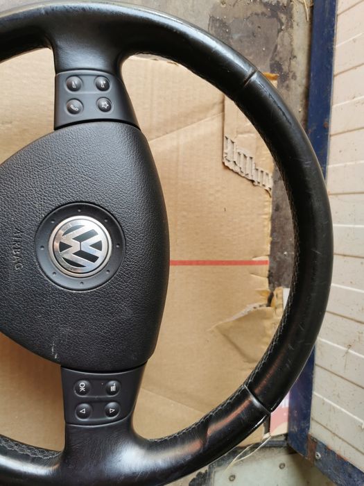 Volan piele cu comenzi vw golf 5 Passat jetta scirocco