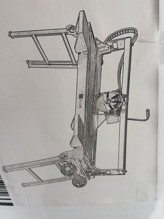 Masina de taiat marmura piatra tarvertin cu sistem de racire pe apa