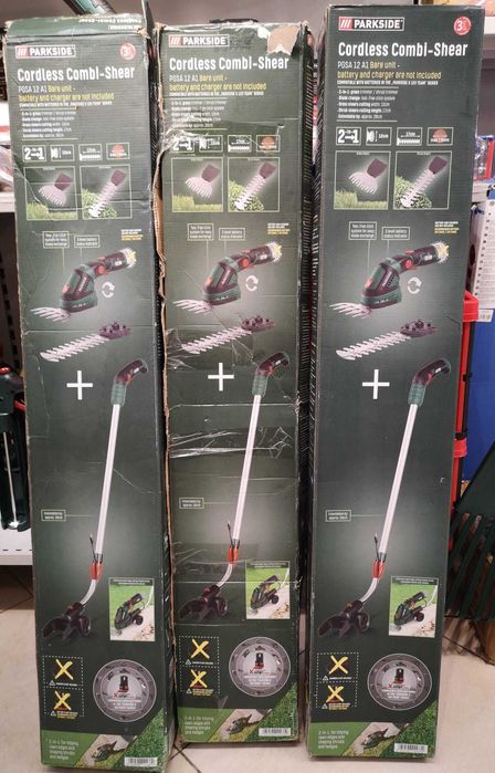 Trimmer gard viu NOU, foarfecă electrică pe acumulator 12 V / 20 V (neinclus, disponibil separat), garanție, trimer