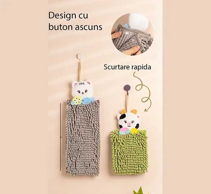 Prosoape de mâini bucătărie / baie microfibră chenille 1+1 gratis