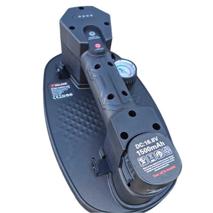 Вакуум вендуза акумулаторна, Falans, 16.8V, до 140кг, манометър, помпа