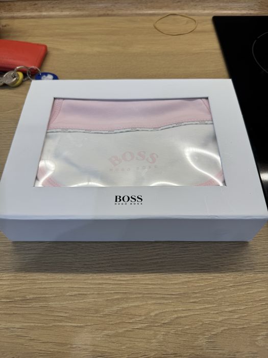 Комплект ромпър и лигавник Boss