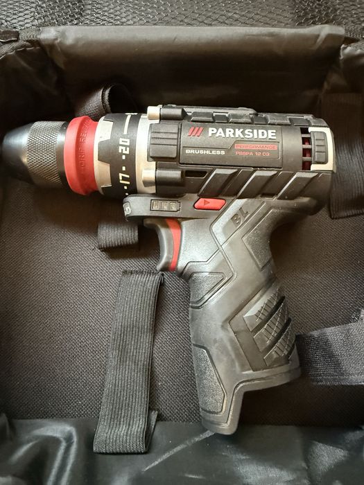 Немски винтоверт parkside performance x12v с падаща глава