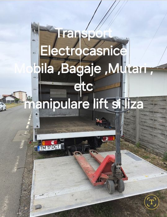 Transport, camion cu lift