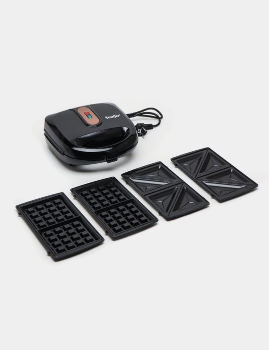 Sonifer 3в1 Вафельница Тостер Сендвичница Вафли Toster  sf-6113